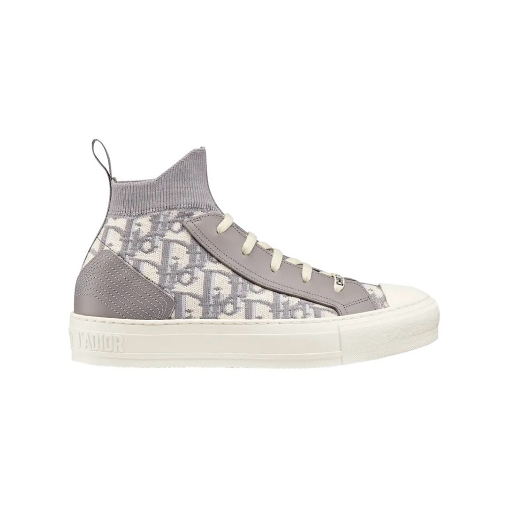 Dior Gray High Top Sneakers - Picture 5 of 7